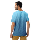 Close-up of the Fluttering Crane design on Crew Neck Tee.